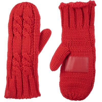 China Women's Chunky Cable Knit Cold Weather Long Mittens Cold Weather Gloves for sale