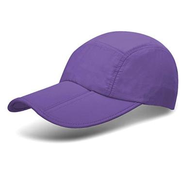 China Image Running Hats UPF 50+ Sun Protection Folding Distress Quick Dry Baseball Cap for sale