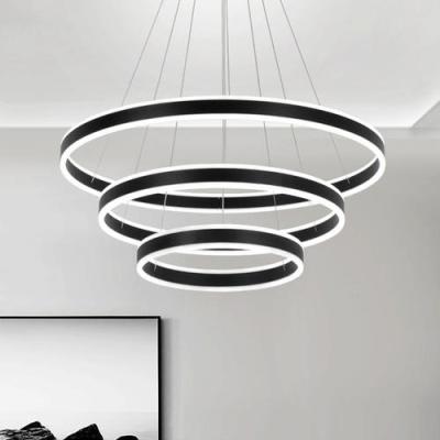 China Radiator Round LED Pendant Light Up and Down Lighting for sale