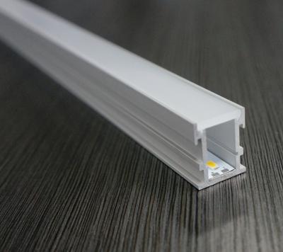 China Extruded Aluminum IP65 Waterproof Aluminum Profiles Extrusion Aluminum Profiles With 3mm Strong PC Cover/ALP034 21*26MM for sale