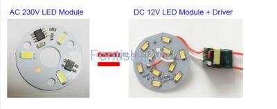 China 10W Aluminum AC 230V Directly Led PCB Chip/Integrated IC Led Module/External Driverless Led PCB Module for sale