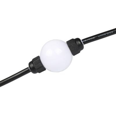 China 6pcs smd3535 waterproof accessible LANDSCAPE 35mm 3D DMX RGB control led sphere ball light for sale