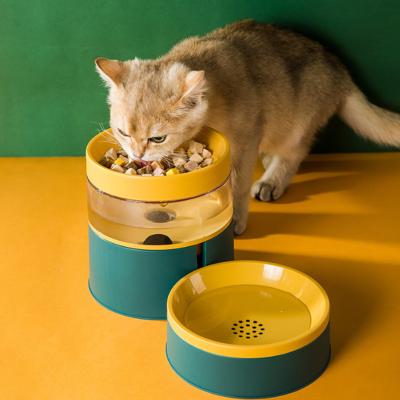 China Factory Direct Selling Sustainable Automatic Drinking Feeder Dog Feeding Bowl Water Soft Dog Food Bowl Space Saving Bowl for sale