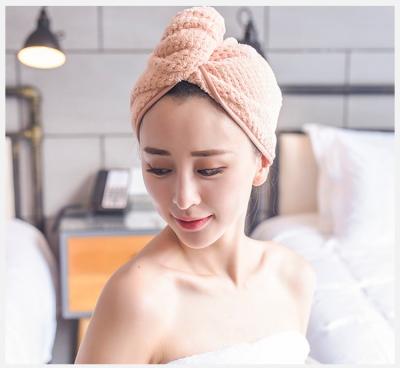 China Private Label Spa Hair Wrap Dry Hair Towel Microfiber Turban QUICK DRY Towels for sale