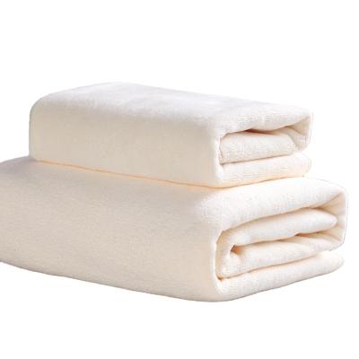 China Luxury 5 Star Hotel Towel QUICK DRY White Microfiber China Face Hand Bath Towels Set For Hotel Spa With Customized Logo for sale