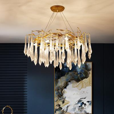 China Water Droplet Chandelier High End Pendant Lights AC220V 5m2 -35m2 for sale