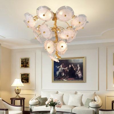 Chine Personnalité pendante à extrémité élevé Lotus Leaf Chandelier de lumières d'ODM à vendre