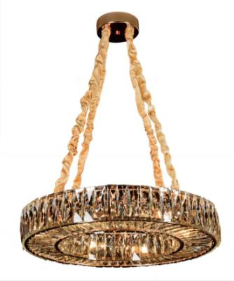 China Energy Saving Smokey Gray Contemporary Crystal Chandelier Supports Customization for sale