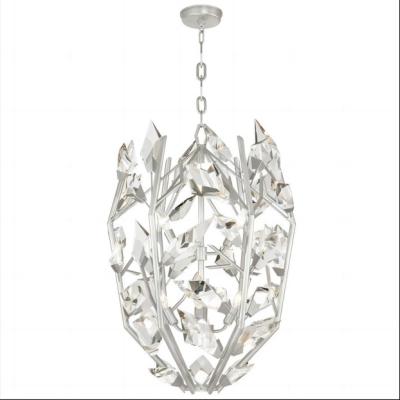 China Creative Silver Modern Crystal Chandelier 3000K 4000K 6500K for sale