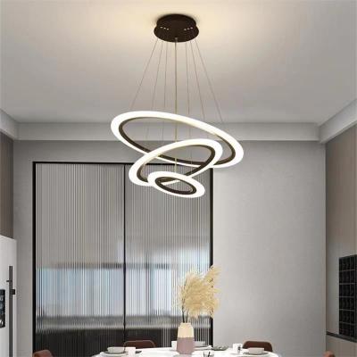 China Luxury LED Acrylic Chandelier High End Modern Pendant Lights Energy Saving for sale