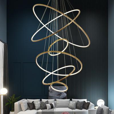 Cina Eco High End Contemporary Ring Chandelier Risparmio energetico per corridoio in vendita