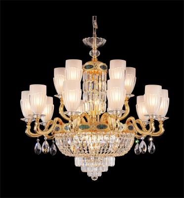 China Custom Luxury Modern Chandelier Franse stijl LED E14 Te koop