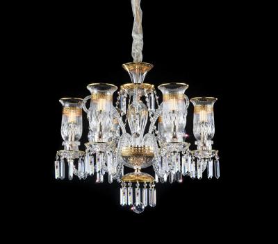 China Customizable Glass Commercial Chandeliers High Brightness for sale