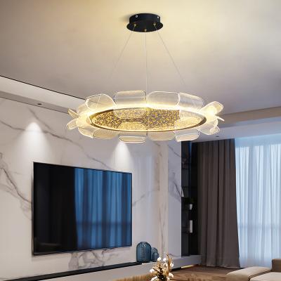 China Golden And Clear Modern Acrylic Ceiling Light High Brightness for sale