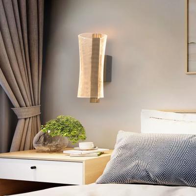 China Eenvoudige zwarte woonkamer Achtermuur LED wandlamp Design Sense Best verkopende slaapkamer Bedlid Acryl Led wandlampen Te koop