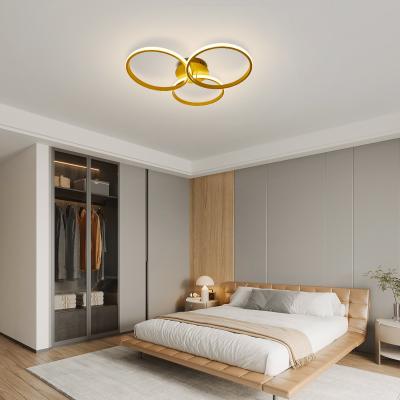 China Circle lamp living room lamp new modern simple atmosphere of Guangdong Zhongshan lamps bedroom living room ceiling lamp for sale