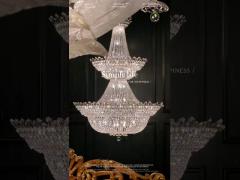 Customized Pendant Lamp Hotel Lobby Chandelier CCC ISO9001