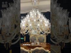 OEM ODM Luxury Large Contemporary Foyer Chandeliers With High Grade Crystal