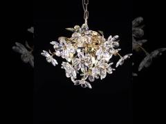 Creative Glass Flower Chandelier Rustproof Modern Flower Chandelier