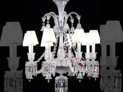 K9 Crystal Candle Chandelier Pendant Light ODM Rustproof Mirror Cutting Effect