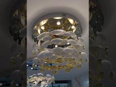 Dragon egg chandelier Art Golden Egg Chandelier