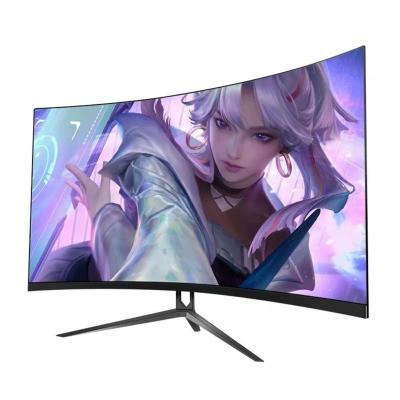 China Full HD 32 Inch Curved Computer Monitora LCD 1080P Wide Slim Bezel Curved Gaming 144Hz LCD PC Monitors for sale