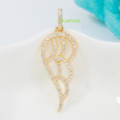 China Sevenajewelry Charm SAJMP0065 Vintage Custom 925 Sterling Silver Pendant, Bridal Cubic Zirconia Micro Pave Pendant for sale