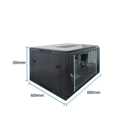 China Equipment Data Rack Network Cabinet Wall Mount Rack Open Frame 6u Network Cabinet With Expand Capacity for sale