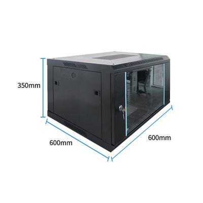 China Equipment Data Rack Network Cabinet Containment Data Center 6U Deepen Capacity Network Cabinets Wall Mounted Box for sale