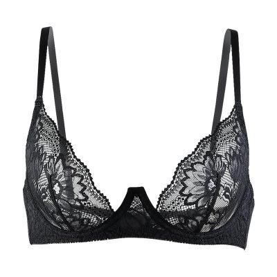 China Wholesale QUICK DRY Sexy Floral Bra Women's Underwire Lace RTS Underwear Balconeete Intimate Bras Lingerie for sale