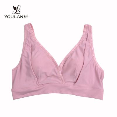 China Anti-Allergy Customize Women Relieve Nursing Bra Cotton Hot Moms Breastfeeding Bra Maternity Bra for sale