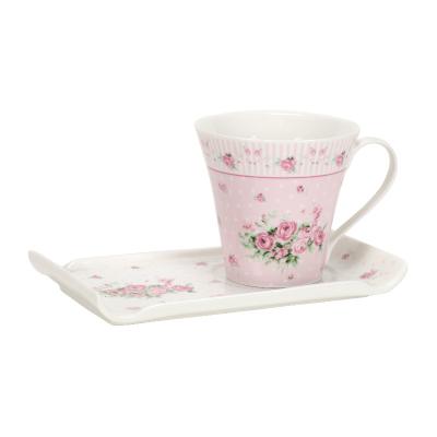 China Viable Cheap Personalized Porcelain Teacup Saucer Set for sale