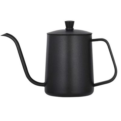 China Viable Pour Over Coffee Kettle Long Narrow Gooseneck Drip Spout Coffee Teapot 12 Ounce 20oz Stainless Steel Coffee Kettle for sale