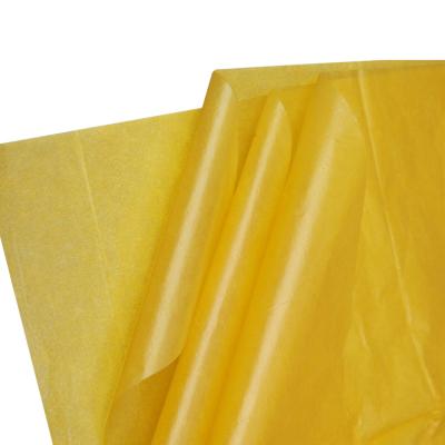 China 38GSM Food Grade Wrapping Release Parchment Paper Yellow Sticker Paper for sale