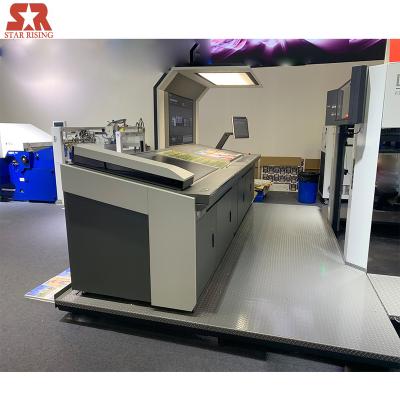 China Easy Operation SR103-6LI   UV ink two color multi color six color  rapid 4k high 360*520 mm   poster coating paper flatbed flexo printing press for sale