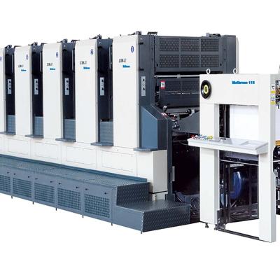 China Transfer Cylinder paper film steel sheet six color SR118-52Color large folio offset press half-size printing machine sheetoffset printer for sale