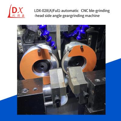 China Servo-TCT-Säge Kreislaufsäge Klinge Doppel-Schleifkopf Seiteneckel Voll CNC-Schleifmaschine LDX-028A zu verkaufen