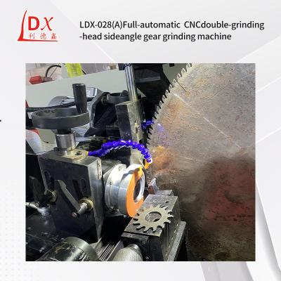 China Servo dubbel slijpkop zijkanthoek vol CNC TCT zaagblad slijpmachine LDX-028A Te koop