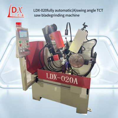 China LDX-026A Fully automatic woodworking saw blade front and rear angle grinding machine for sale