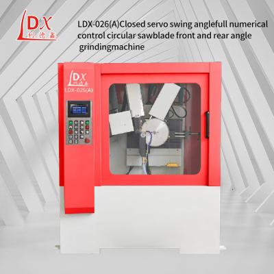 Κίνα LDX-026A Υπηρεσιακή τροφοδοσία πλήρης CNC κυκλική πριονιστική λεπίδα μπροστινή και πίσω γωνιακή γρανίτα προς πώληση