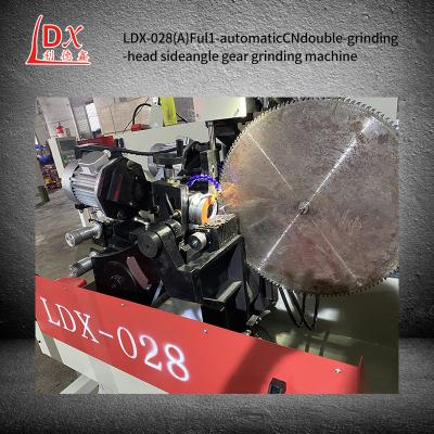 China LDX-028A Servo Full CNC Alloy Saw Blade Double Grinding Head Side Grinding Machine Te koop