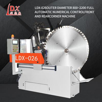 China LDX-026A Diámetro de molienda 500-2000MM Servo alimentación completa máquina de molienda de hoja de sierra circular CNC en venta