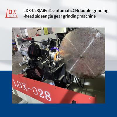 China LDX-028A New Servo Feed Alloy Saw Blade Double Grinding Head Side Grinding Machine for sale