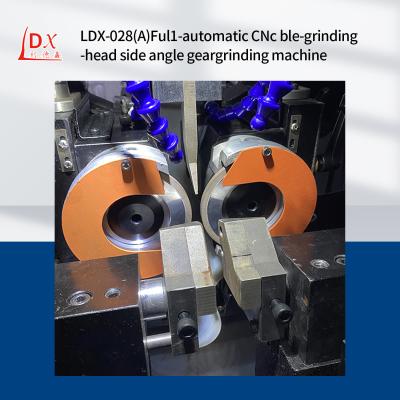 China LDX-028A High Precision Servo Full CNC Circular Saw Blade Double Grinding Head Side Angle Grinding Machine for sale