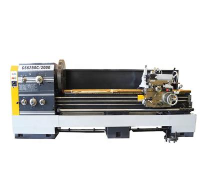 China Hotels CS6250C / 2000 / 3000mm Heavy Duty Manual Motor Lathe Machine For Metal for sale