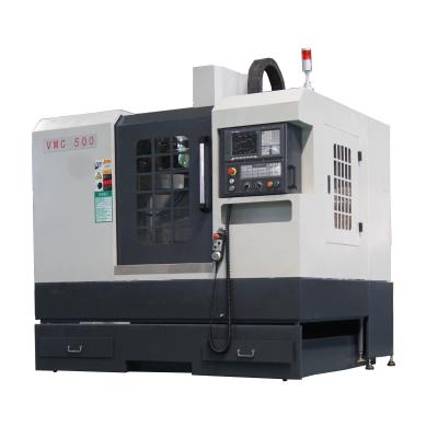 China Building Material Shops Factory Price Small CNC Milling Machine Vertical Machining Center VMC500 For Metal Processing for sale