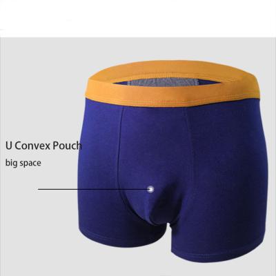 China High Quality Antibacterial Plus Size Fat Men's Boxer Briefs Seamless Breathable Comfortable for sale