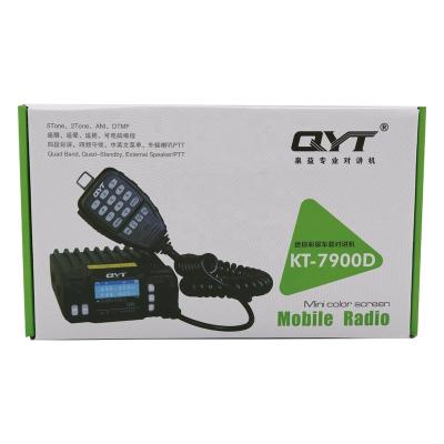 China QYT KT-7900D Long Distance Communication Two Way Radio Speaker Base Radio Vehicle Mounted Intercom for sale