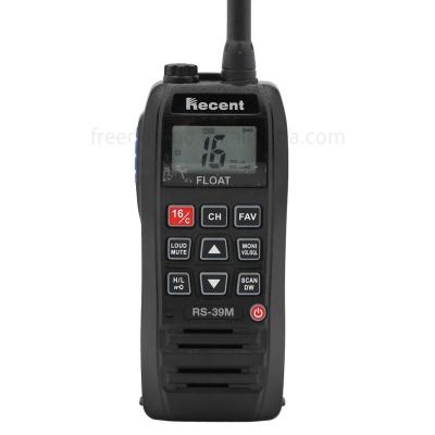 China Newest RS-39M Top Of The Line New 100% IP67 Waterproof VHF Marine Radio VHF Handheld Marine Walkie Talkie 1500mAh for sale