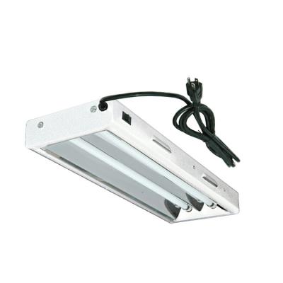 China Metal Housing with Inner Mirror Metal Housing with High Output 24w/54w Indoor Hydroponics Mirrors 6500k 2ft/4ft T5 Fluorescent Grow Lamp Fixture for sale